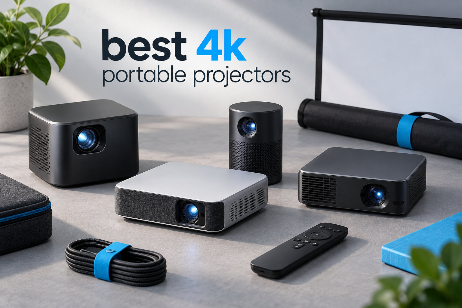 best 4k portable projectors