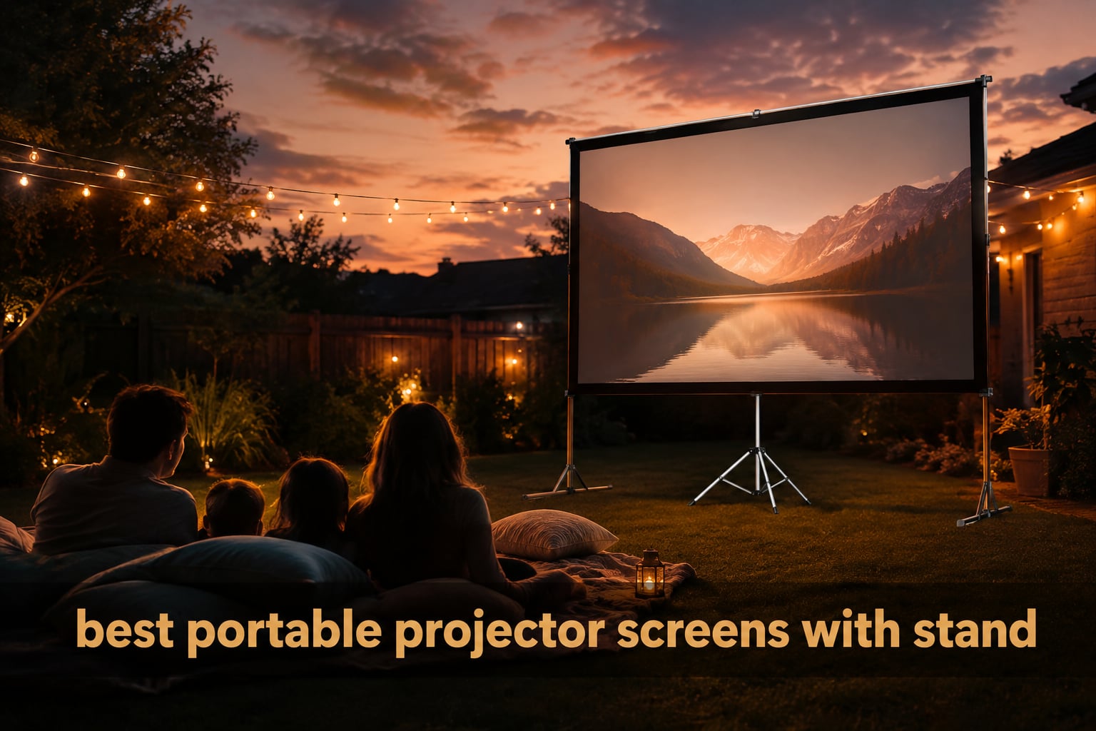 best portable projector screens with stand