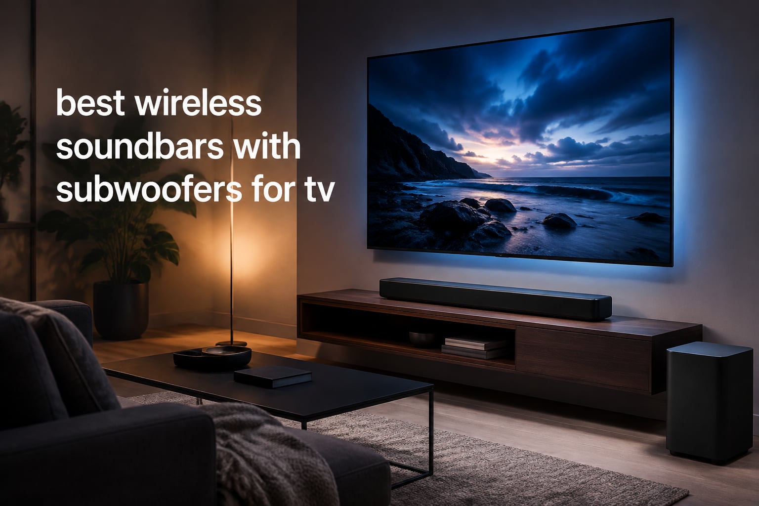 best wireless soundbars with subwoofers for tv
