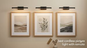 best cordless picture light with remote