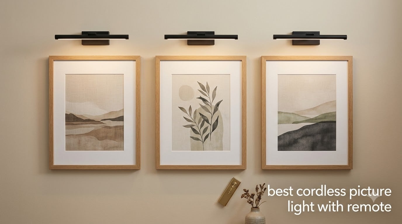 best cordless picture light with remote