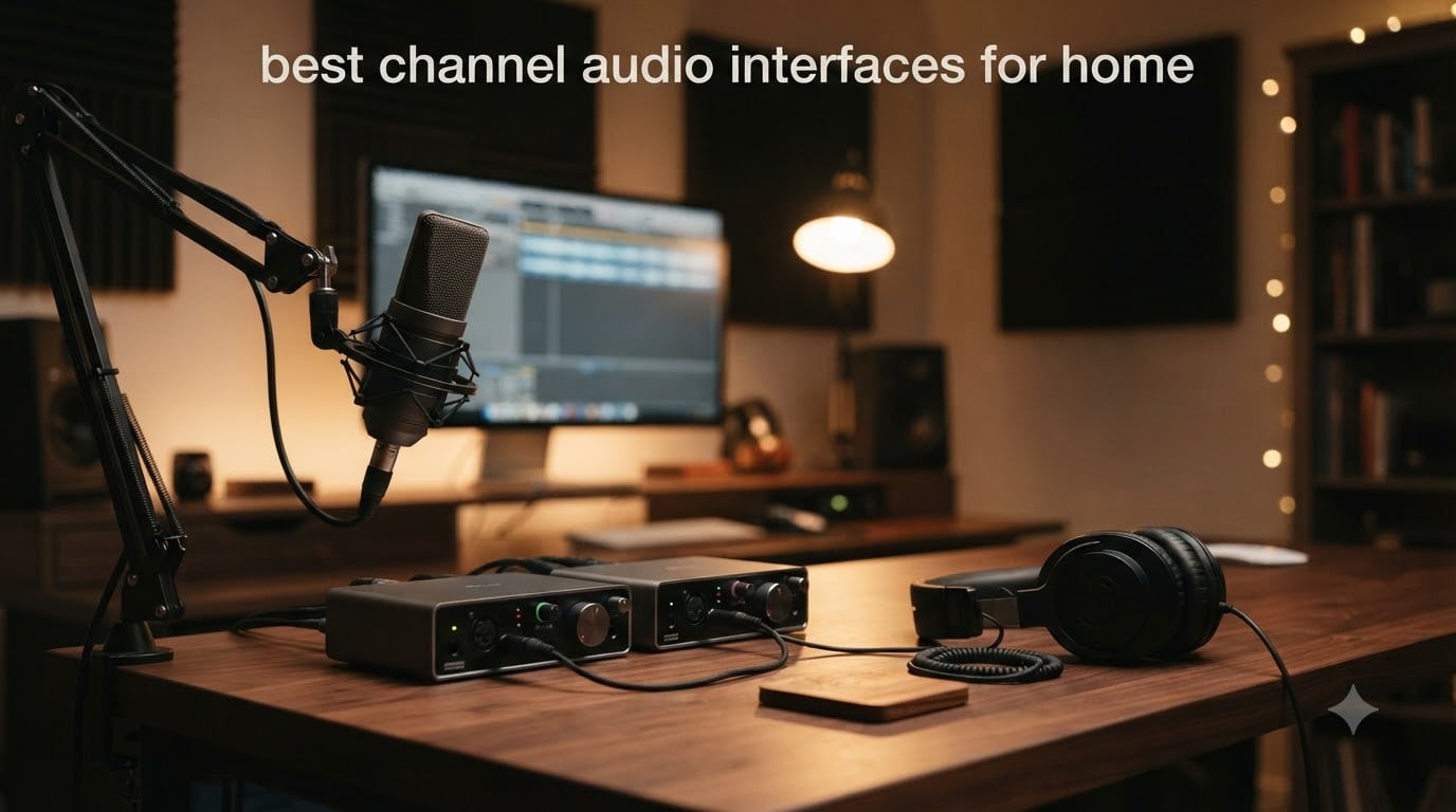 best 2 channel audio interfaces for home
