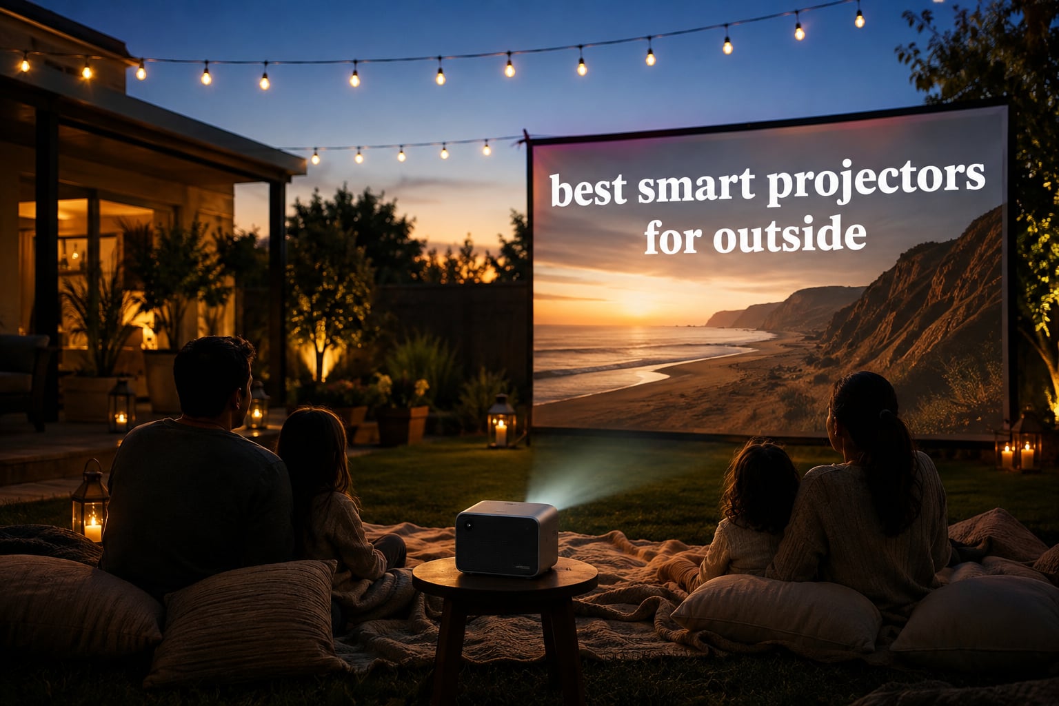 best smart projectors for outside