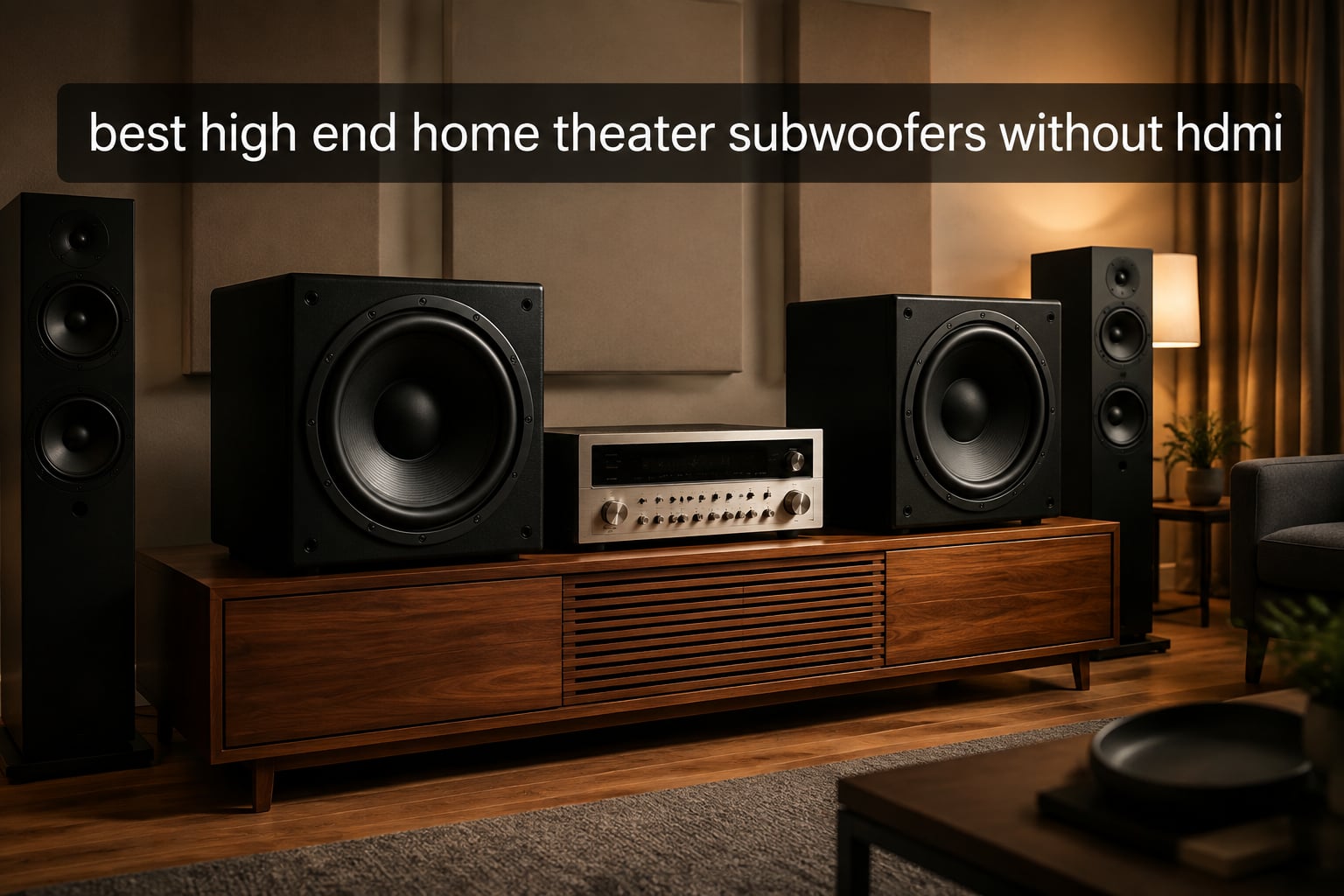 best high end home theater subwoofers without hdmi