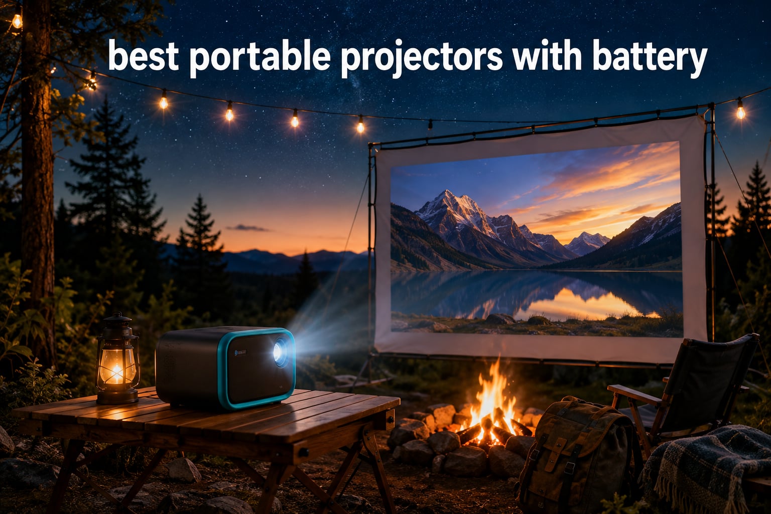 best portable projectors with battery