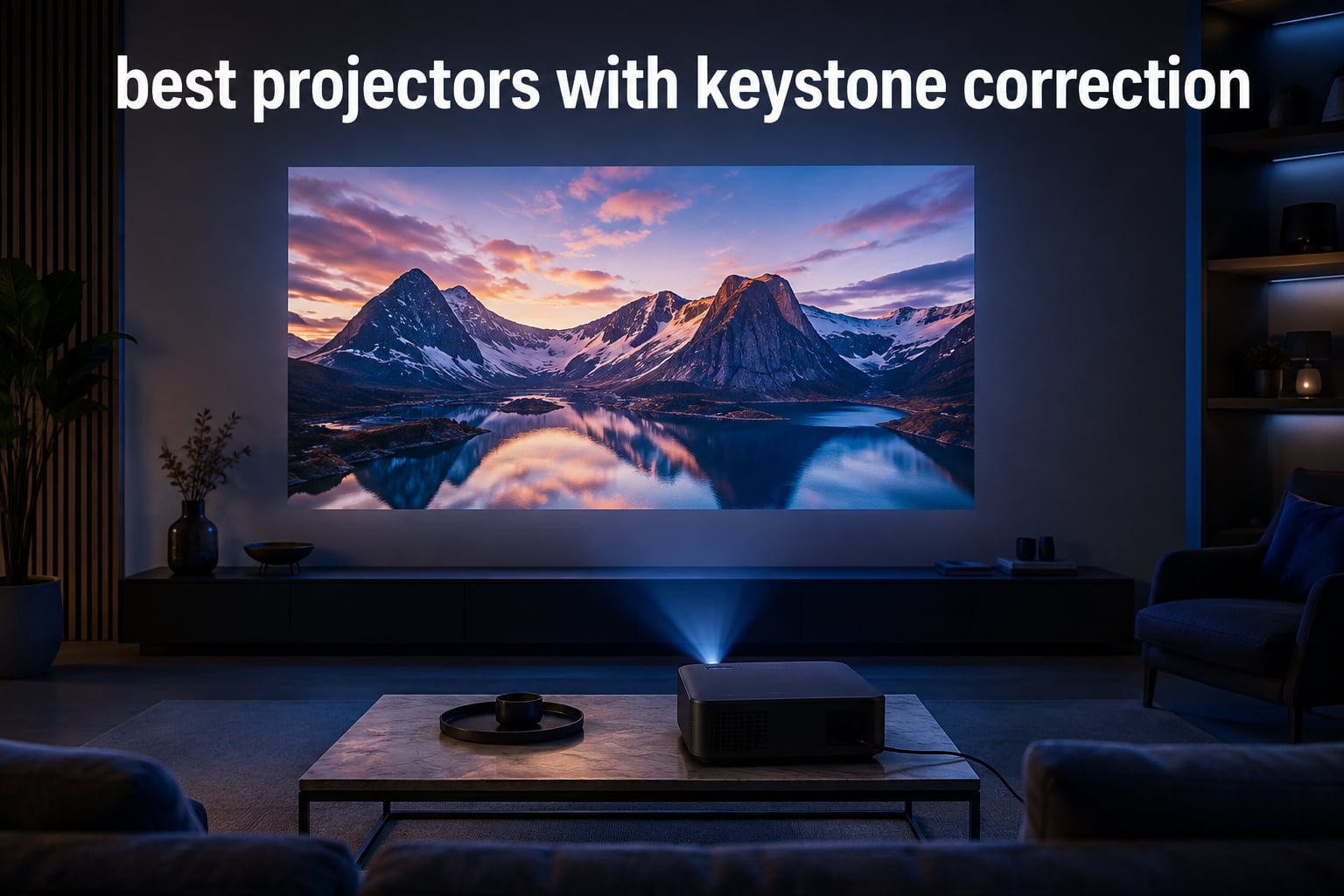 best projectors with keystone correction