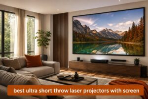 best ultra short throw laser projectors with screen