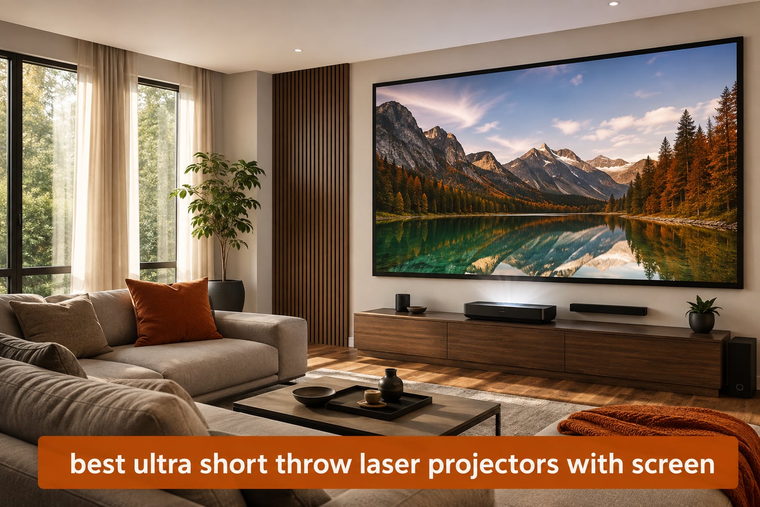 best ultra short throw laser projectors with screen