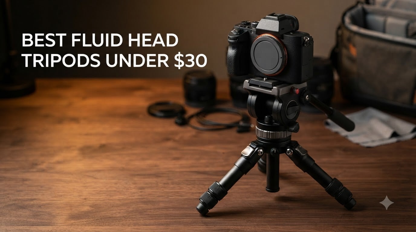 best fluid head tripods under $30