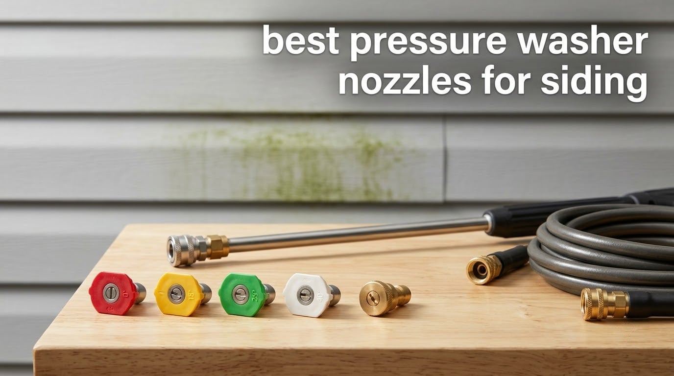 best pressure washer nozzles for siding