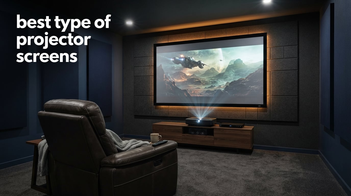 best type of projector screens