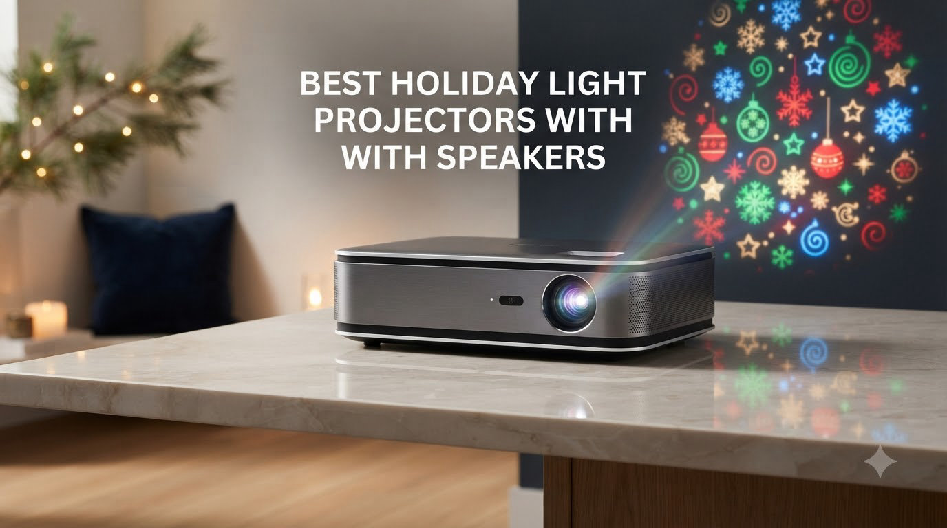 best holiday light projectors with speakers