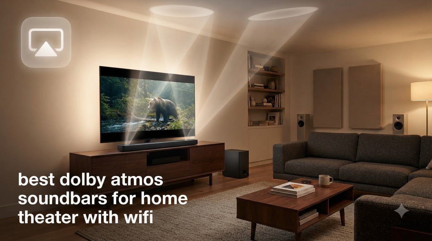 best dolby atmos soundbars for home theater with wifi
