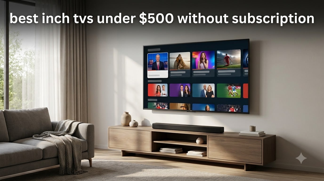 best 65 inch tvs under $500 without subscription