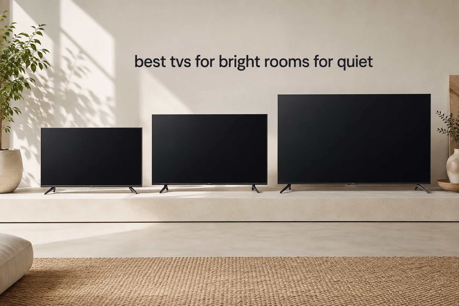 best tvs for bright rooms for quiet
