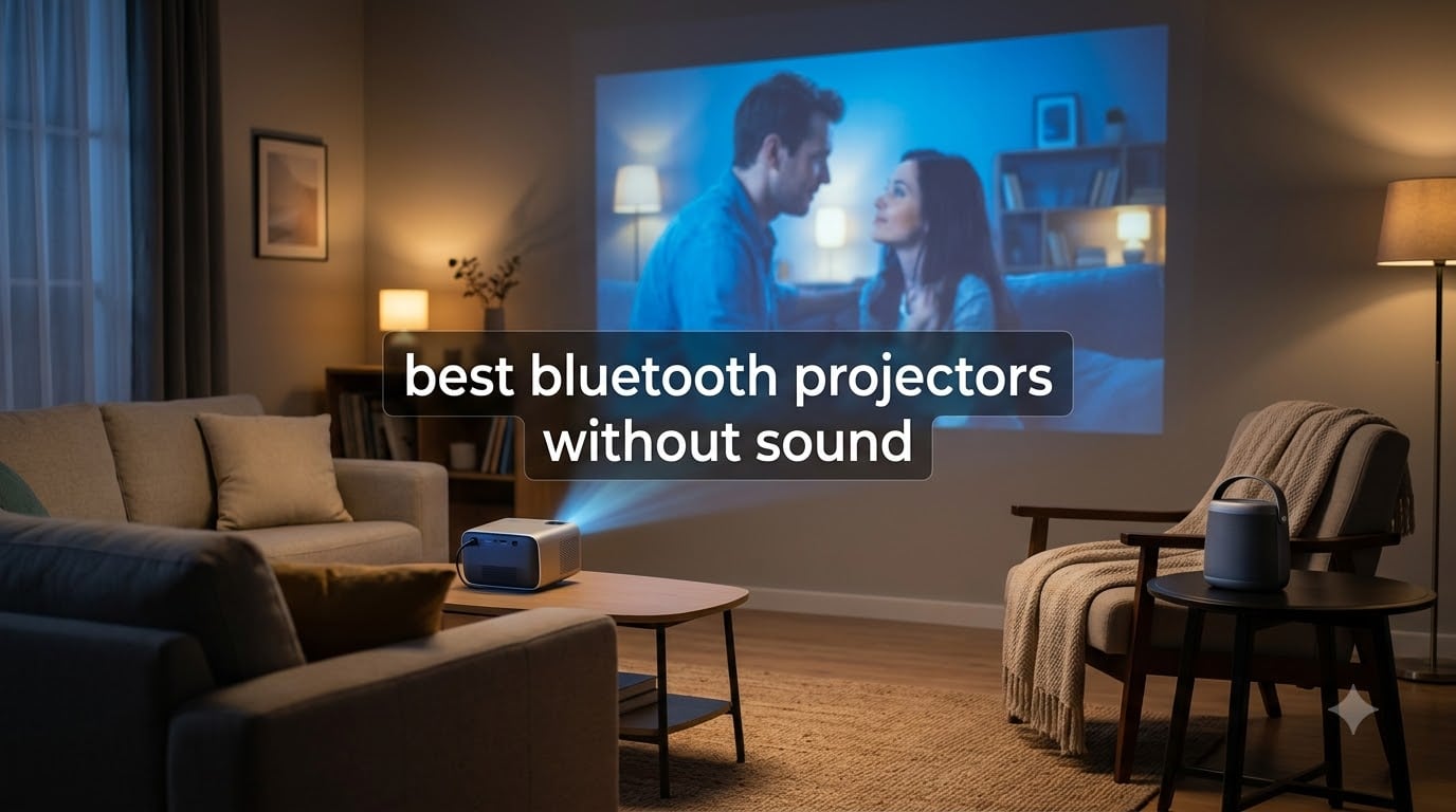 best bluetooth projectors without sound