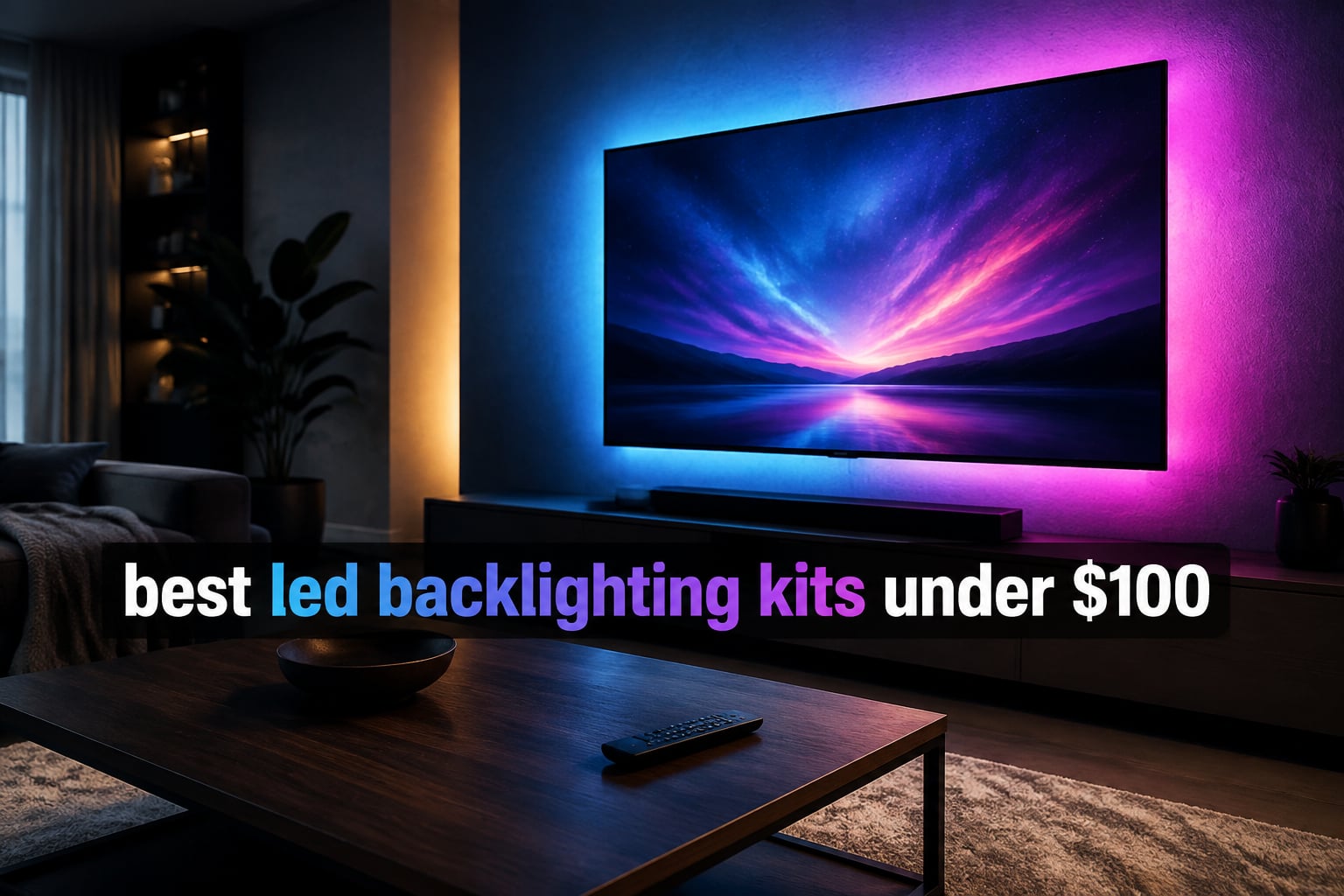 best led backlighting kits under $100