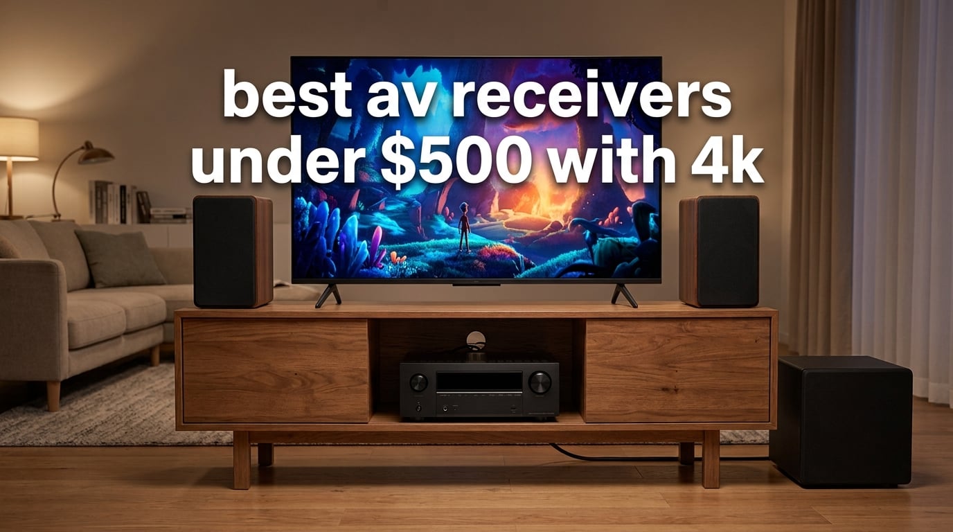 best av receivers under $500 with 4k