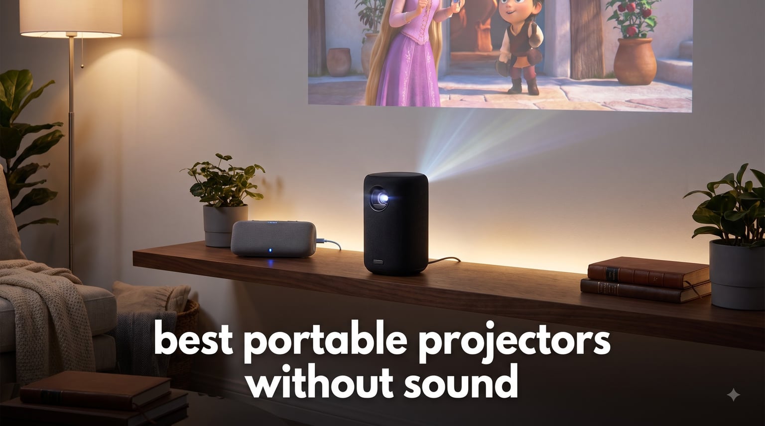 best portable projectors without sound