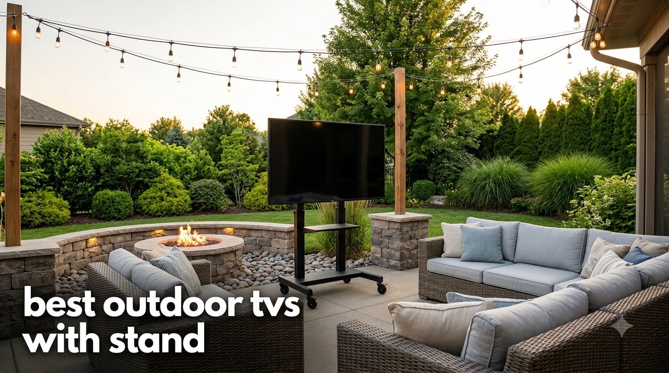 best outdoor tvs with stand