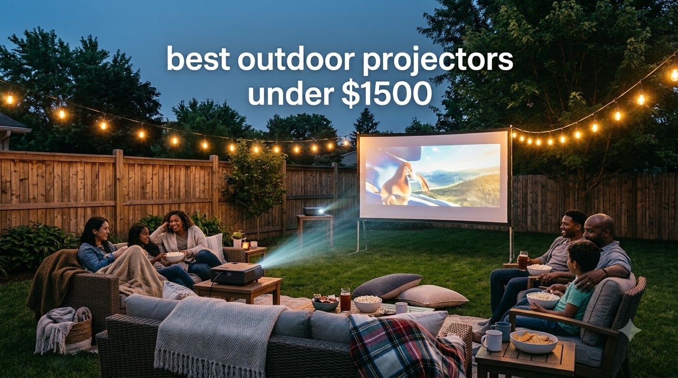 best outdoor projectors under $1500