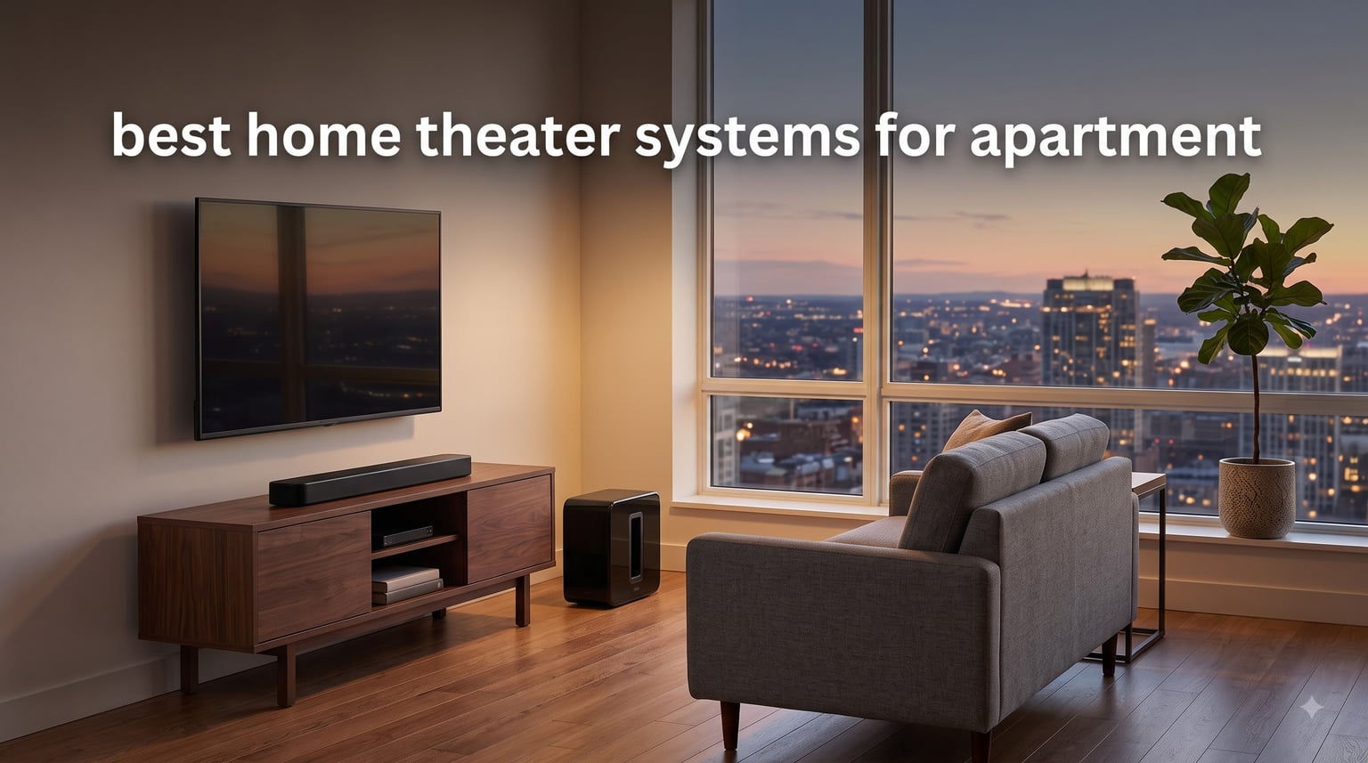 best home theater systems for apartment