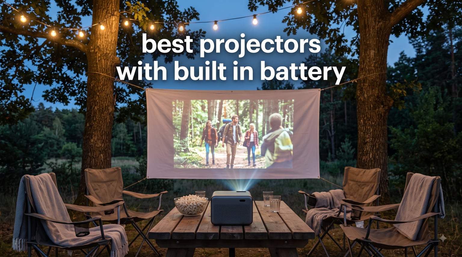 best projectors with built in battery