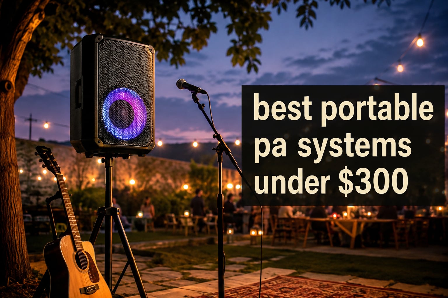 best portable pa systems under $300