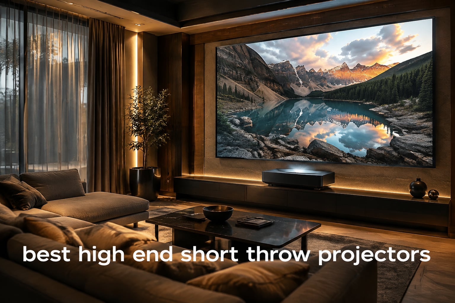 best high end short throw projectors