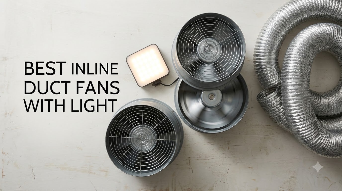 best inline duct fans with light