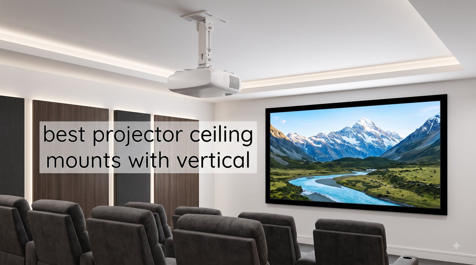 best projector ceiling mounts with vertical