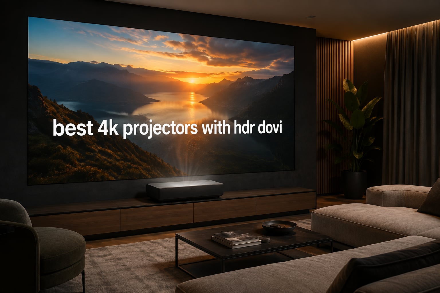 best 4k projectors with hdr dovi