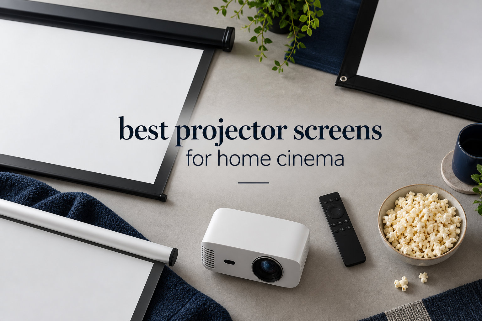 best projector screens for home cinema