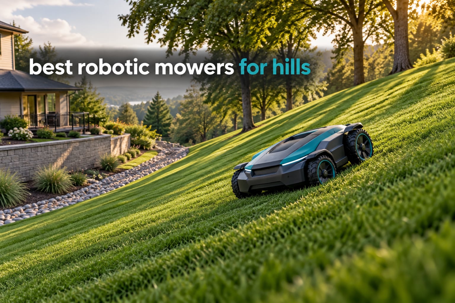 best robotic mowers for hills