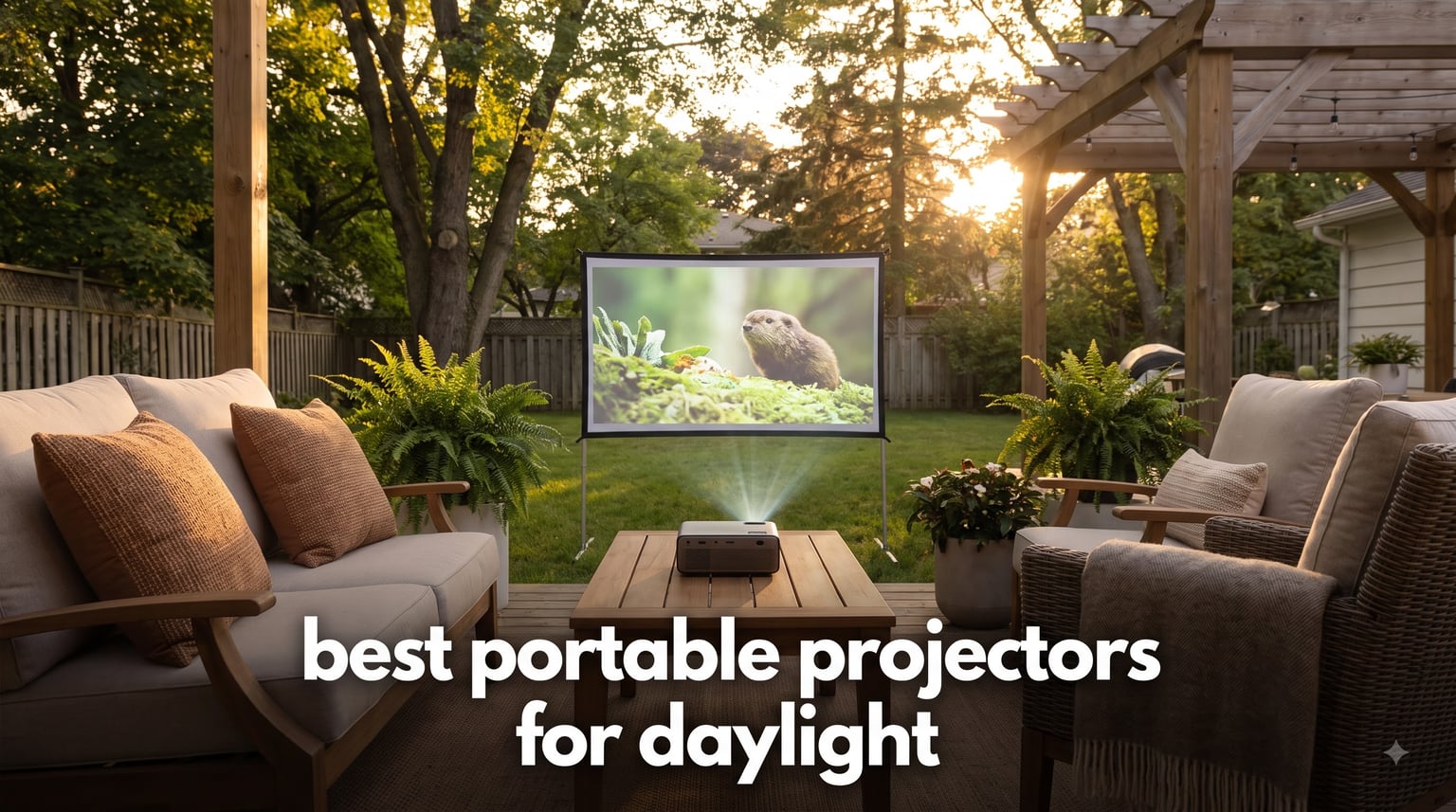 best portable projectors for daylight