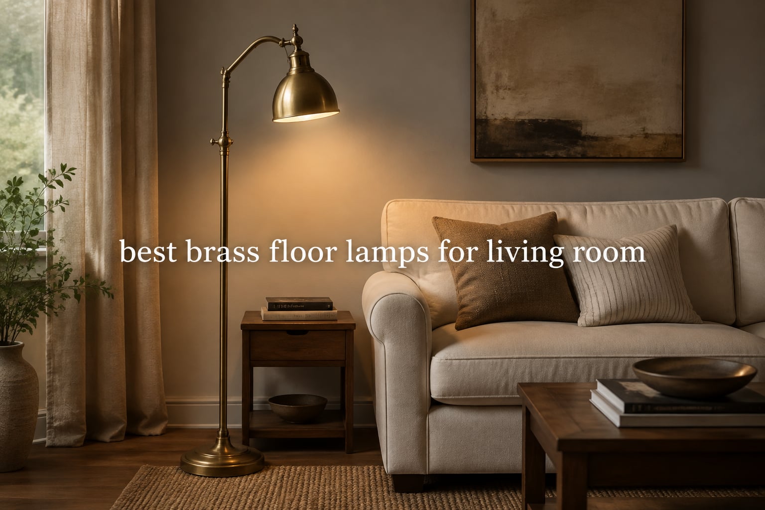 best brass floor lamps for living room