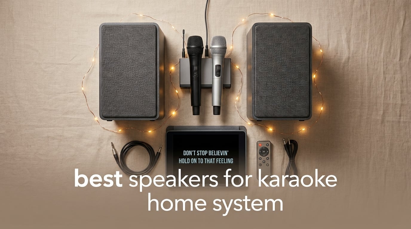 best speakers for karaoke home system