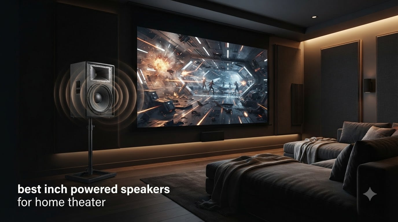 best 15 inch powered speakers for home theater