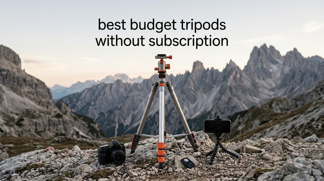 best budget tripods without subscription