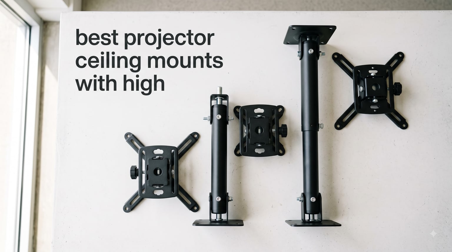 best projector ceiling mounts with high