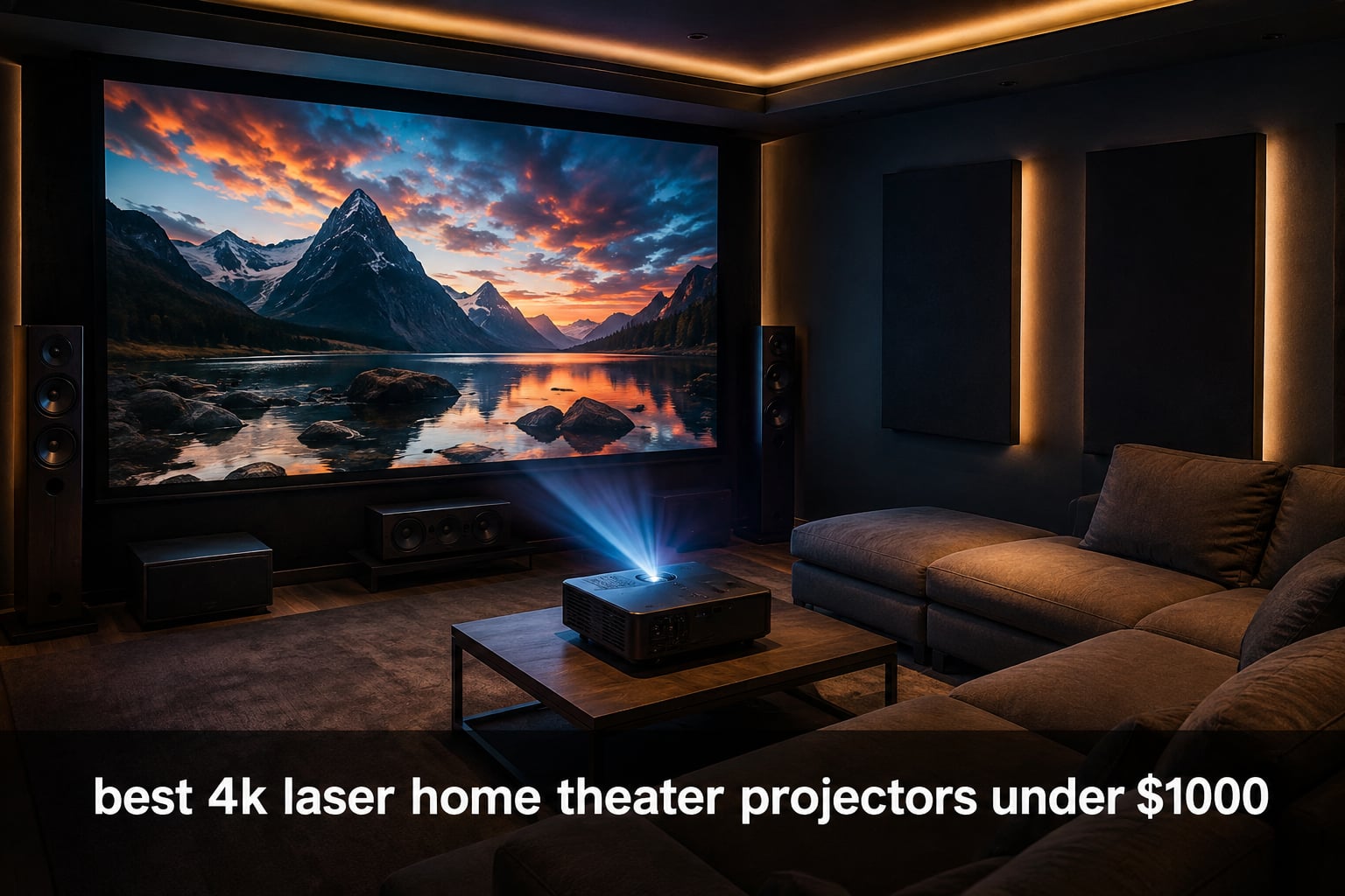 best 4k laser home theater projectors under $1000