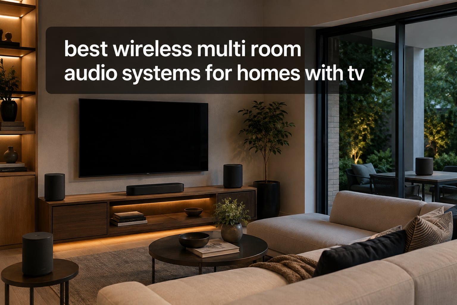 best wireless multi room audio systems for homes with tv