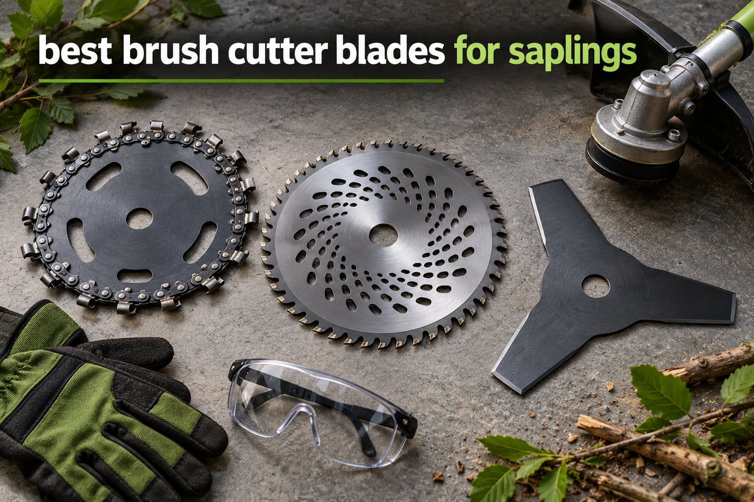 best brush cutter blades for saplings