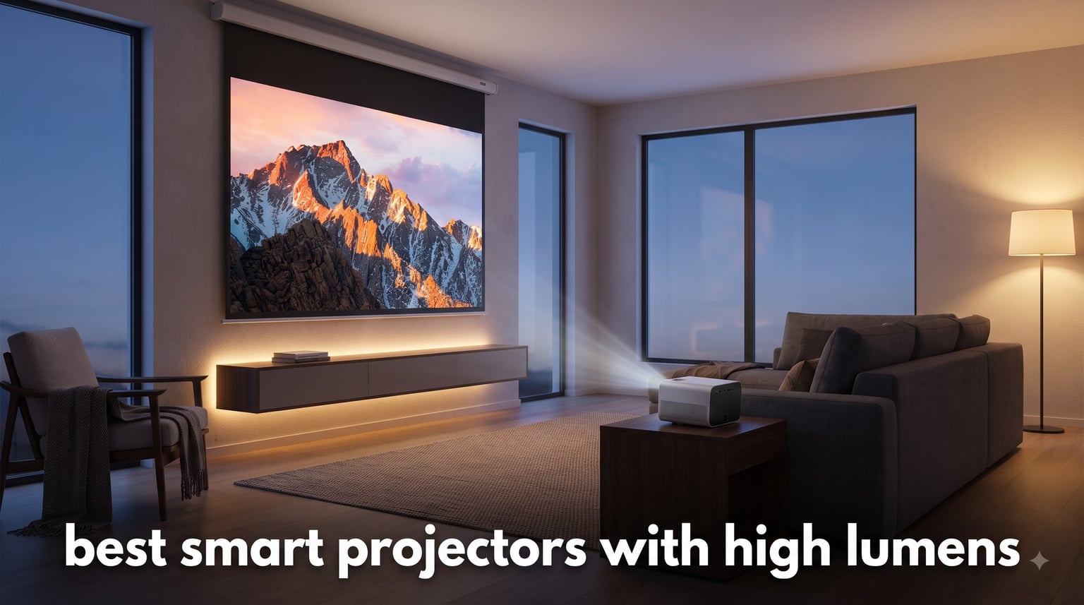 best smart projectors with high lumens