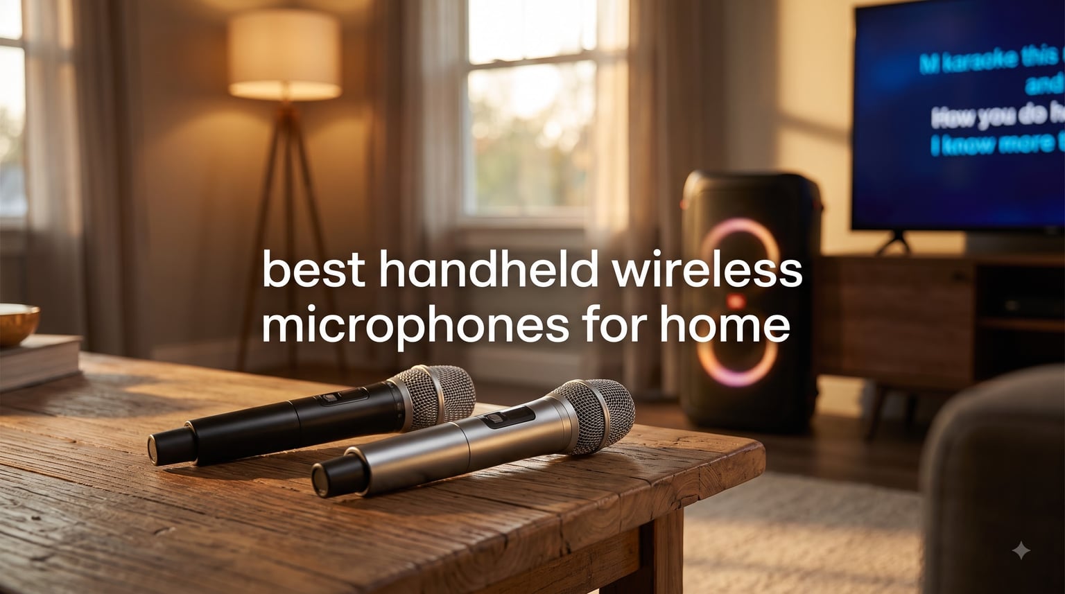 best handheld wireless microphones for home