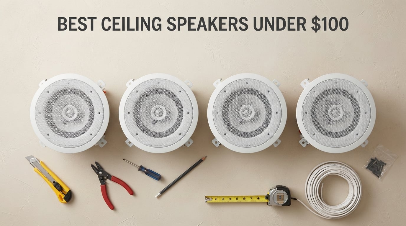 best ceiling speakers under $100