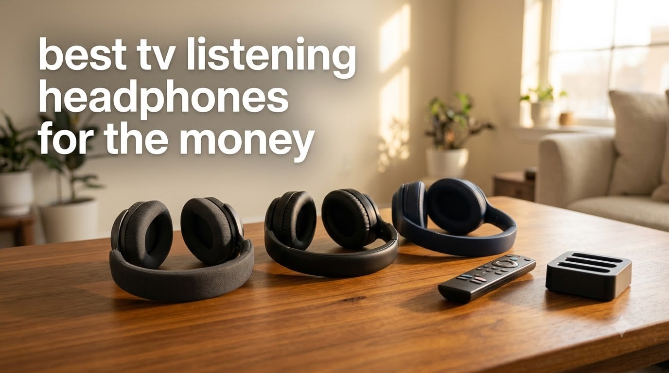 best tv listening headphones for the money