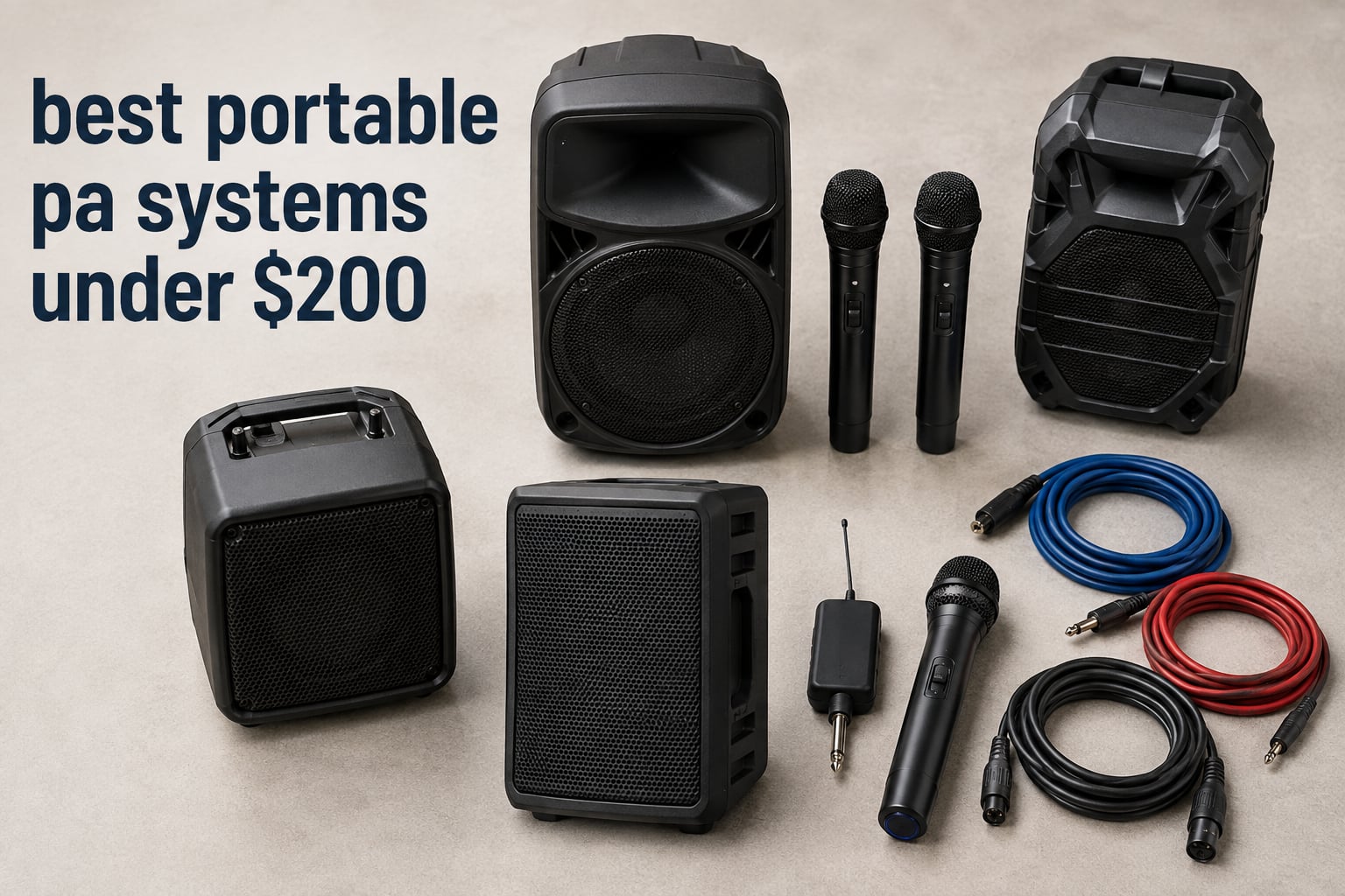 best portable pa systems under $200