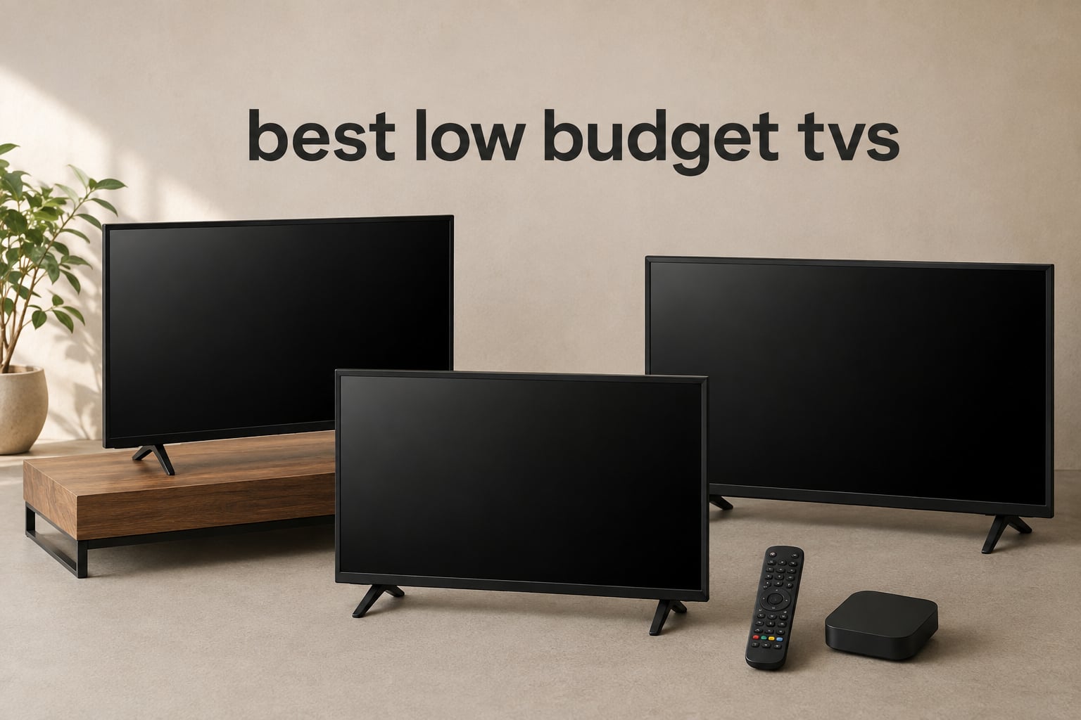 best low budget tvs