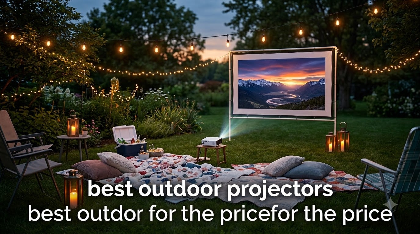 best outdoor projectors for the price